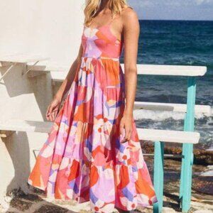 Mister Zimi Tildy Sun Dress in Menorca Print - AU 6